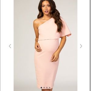 Pink blush maternity dress - New